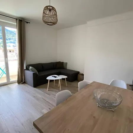 아파트 Magnifique T2 Neuf 40m2 Avec Balcon Au Trottel 4 Couchages Wifi Clim Parking A Pieds 100m 아작시오